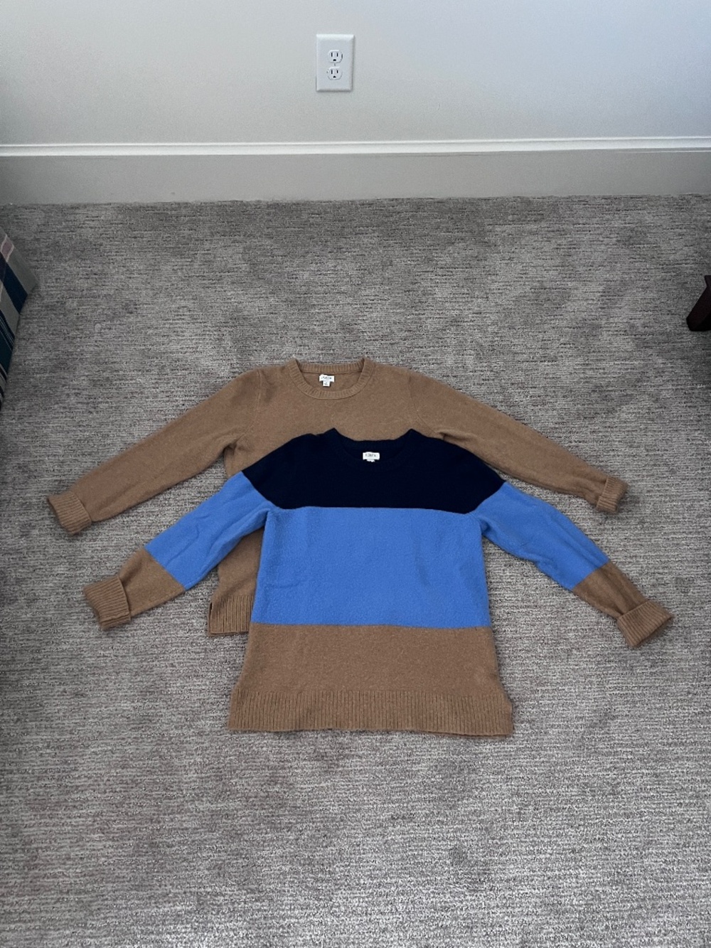 (2) J Crew Crewneck Sweaters Size Medium
